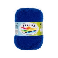 Пряжа ALPINA "WHITE RABBIT"   55\% пух кролика, 45\% нейлон   10 шт. х  50 г  300 м ± 15 м №207 васильковый