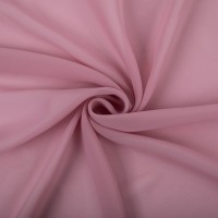 Ткань PC-02   Poly Chiffon   ФАСОВКА   84 г/кв.м ± 5 г/кв.м  150 х  147 см ± 5 см  100\% полиэстер №15 гр.розовый
