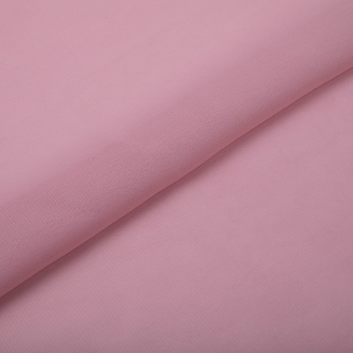 Ткань PC-02   Poly Chiffon   ФАСОВКА   84 г/кв.м ± 5 г/кв.м  150 х  147 см ± 5 см  100\% полиэстер №15 гр.розовый