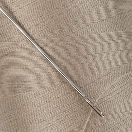 Швейные нитки (полиэстер) 40/2   "Nitka"  ( 301-400 )  4570 м №356 бежевый