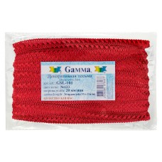 "Gamma"   тесьма декоративная "Самбоса"   GSL-101   20 мм  33 м ± 2 м  СК/Распродажа №123 коричнево-бордовый