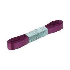 Лента атласная 12 мм ( 1/2 ")  "Gamma"   AL-12P   ФАСОВКА   10 x  5.4 м №143 фиолетовый