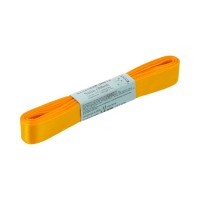 Лента атласная 12 мм ( 1/2 ")  "Gamma"   AL-12P   ФАСОВКА   10 x  5.4 м №120 т-желтый