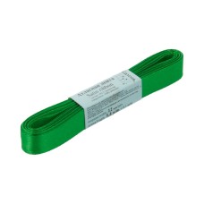 Лента атласная 12 мм ( 1/2 ")  "Gamma"   AL-12P   ФАСОВКА   10 x  5.4 м №134 зеленый