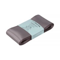 Лента атласная 50 мм ( 2 ")  "Gamma"   AL-50P   ФАСОВКА   5 x  5.4 м №054 т.серый