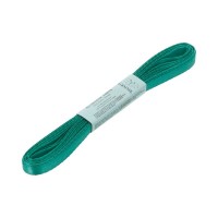 Лента атласная 6 мм ( 1/4 ")  "Gamma"   AL-6P   ФАСОВКА   10 x  5.4 м №016 изумруд