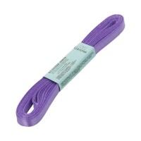 Лента атласная 6 мм ( 1/4 ")  "Gamma"   AL-6P   ФАСОВКА   10 x  5.4 м №082 фиолетовый
