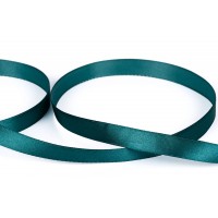 Лента атласная 12 мм ( 1/2 ")  "Gamma"   33 м ± 2 м №527L(18-4728) т.зеленый