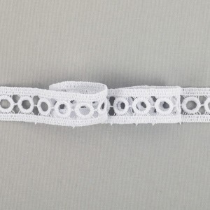 Гипюр "Gamma"   23 мм  GGM-2301   в рулоне   10 м ± 0.2 GP001WH белый
