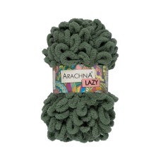 Пряжа ARACHNA "LAZY"   100\% микрополиэстер   5 шт. х  100 г  8.5 м ± 0.2 м №16 оливковый