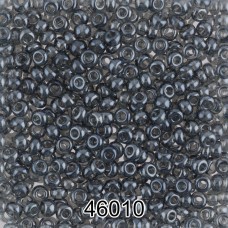 Бисер Чехия круглый 1   10/0   2.3 мм  500 г 46010 (Ф054) серый