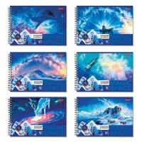 "Светоч"   Альбом для рисования,   100 г/м2  A4   29 х  20.5 см  6 шт.  на гребне   40 л. 40АЛГР4_000239 Вселенная
