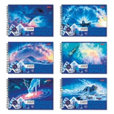 "Светоч"   Альбом для рисования,   100 г/м2  A4   29 х  20.5 см  6 шт.  на гребне   40 л. 40АЛГР4_000239 Вселенная