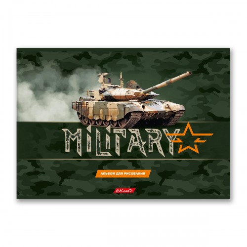 "Светоч"   Альбом для рисования   100 г/м2  A4   29 х  20.5 см  4 шт.  склейка с одной стороны   40 л. 40АЛКЛ4_000250 Милитари