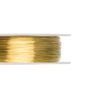 "Zlatka"   / "Gamma"   Проволока для бисера   DGB-S2  d 0.2 мм  50 м ± 0.5 м №01 под латунь