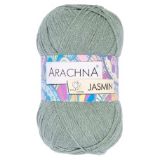 Пряжа ARACHNA "JASMIN"   80\% хлопок, 20\% полиэстер   5 шт. х  100 г ± 10 г  250 м ± 7 м №133 св.хаки