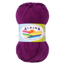 Пряжа ALPINA "BABY SUPER SOFT"   50\% хлопок, 50\% бамбук   10 шт. х  50 г  150 м ± 10 м №17 амарантовый