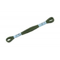 Нитки для вышивания "Gamma"    мулине  ( 3071-3172 )  100\% хлопок   24 x  8 м №3167 т.серо-зеленый