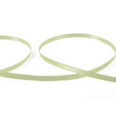 Лента атласная 3 мм ( 1/8 ")  "Gamma"   AL-3P   двухстор.   91.4 м №050 мятный