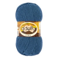 Пряжа ADELIA "LIRA"   100\% акрил   10 шт. х  50 г  200 м ± 5 м №12 джинс