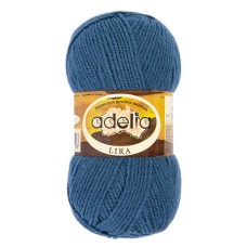 Пряжа ADELIA "LIRA"   100\% акрил   10 шт. х  50 г  200 м ± 5 м №12 джинс