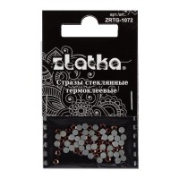 Страз клеевой "Zlatka"   ZRTG-1072   SS10   цветные   2.7 мм  стекло   5 x  72 шт  в пакете с картонным еврослотом №17 св.коричневый (Smoked Topaz)