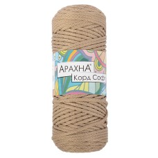 Пряжа ARACHNA "Cord Soft"   100\% полиэфир   3 шт. х  230 г ± 10 г  100 м ± 5 м №230 св.бежевый