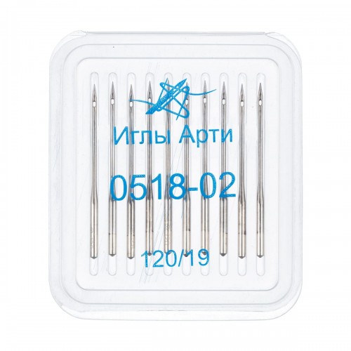 Иглы для пром. шв. машин "АРТИ"   518-02 (№90-150)   10 шт  СК/Распродажа №120