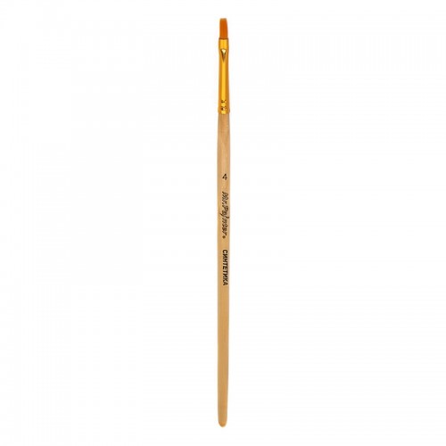 Кисть синтетика "Mr.Painter"   SBF 204-04   плоская   5 шт  короткая ручка №04