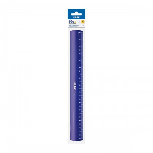"Milan"   Линейка Acid Flex&Resistant   30 см  в пакете желтый 353801Y