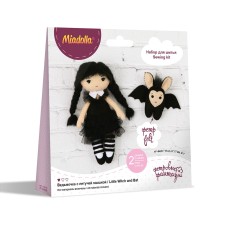 Набор для шитья "Miadolla"   TF-0429   Ведьмочка с летучей мышкой .
