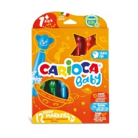 "Carioca"   Набор фломастеров Baby Teddy Marker   12 цв 42816