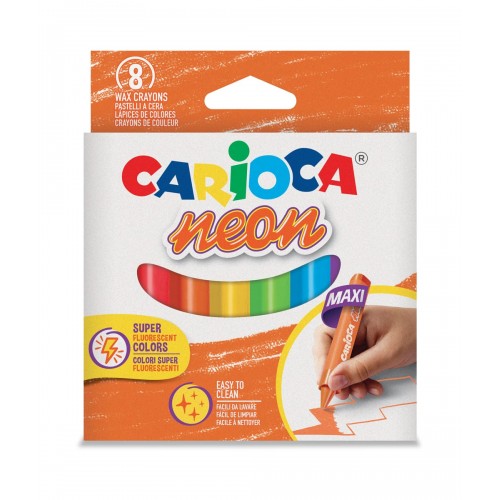 "Carioca"   Мелки восковые Neon   8 цв. 44164