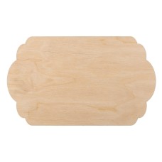 Заготовка для декорирования "Mr. Carving"   БА-44   Панно №3   фанера   25  х 15 х  0.6 см .