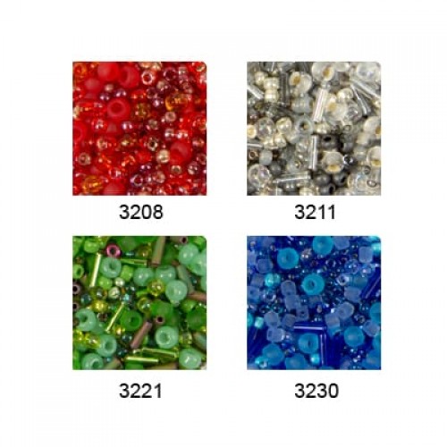 Бисер Япония "TOHO" MIX 3   500 г №3221 зеленый