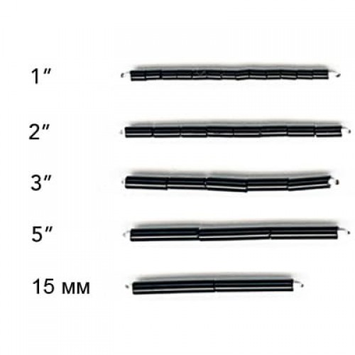Бисер Чехия BUGLES   351-12001   4 мм  2 "  50 г 64130 св. морская волна/меланж
