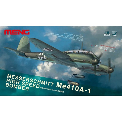 "MENG"   LS-003   "самолёт" Messerschmitt Me410A-1 Hight Speed Bomber 1/48