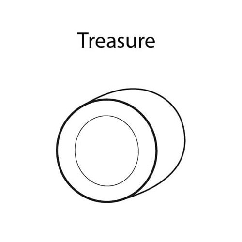 Бисер Япония "TOHO" 11/0   TREASURE №2   1.6 мм  500 г №0030 оранжевый