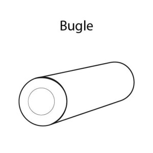 Бисер Япония "TOHO" BUGLE №3   9 мм  5 х  5 г №0033 св.синий