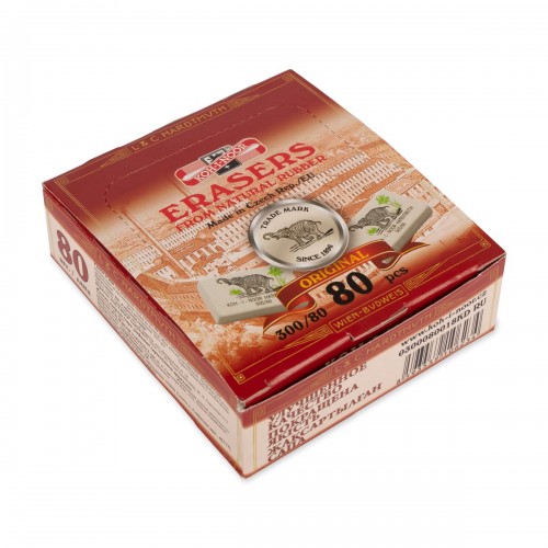 "KOH-I-NOOR Hardtmuth"   Ластик для чернографитных карандашей 300/80   80 шт. 0300080019KDRU