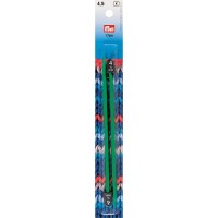 Спицы  PRYM 218403   прямые   пластик  d 4.5 мм  17 см  2 шт зеленые