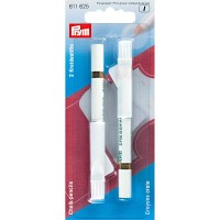 "PRYM"   611625   Карандаши меловые с щеткой   2 шт. белые