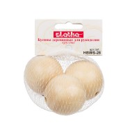 Бусина "Zlatka"   дерево   HBWS-28   40 мм  10 х  3 шт св. дерево