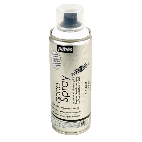 "PEBEO"   Краска меловая смываемая на водной основе decoSpray (аэрозоль)   200 мл 094001 белый