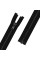 Молния Металл оксид (черный никель) ZIP 5B   однозамковая   50 см Тип 5   10 шт  разъёмная   "Gamma" №295 т.коричневый