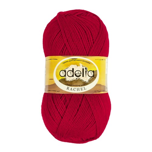 Пряжа ADELIA "RACHEL"   90\% шерсть, 10\% полиэстер   5 шт. х  100 г  400 м ± 15 м  СК/Распродажа №25 розовый