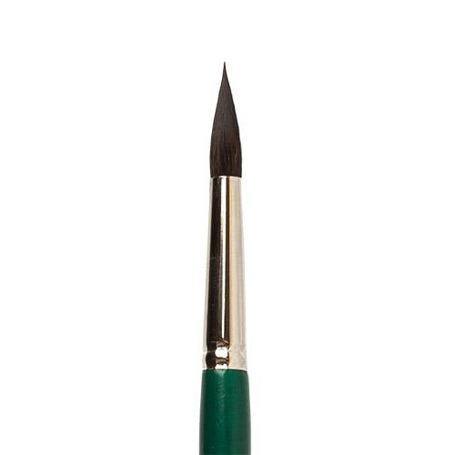 Кисть "Green Line" "VISTA-ARTISTA"   90211-12   имитация белки   круглая   3 шт  короткая ручка №12