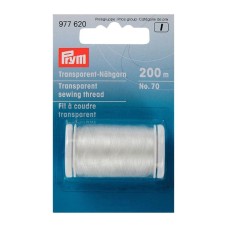 Нитки Прозрачная нить для шитья №70   "PRYM"   977620   100\% полиамид   200 м .