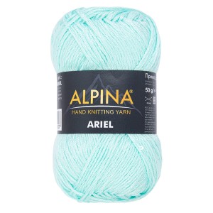 Пряжа ALPINA "ARIEL"   98\% акрил, 2\% пайетки   10 шт. х  50 г  150 м ± 10 м 03 шампань