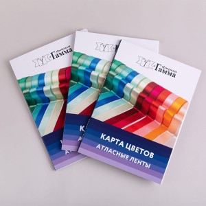 Карта цветов GAMMA Карта цветов Атласная лента_ NEW(185 цв)   CS008 2023г